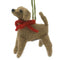 Yellow Lab Hand Knit Christmas Ornament Arcadia Home